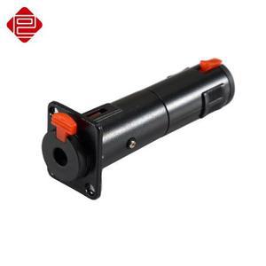 프로 C 스테레오 1/4 옵션 잭 실버 블랙 35mm 인치 TRS 플러그 6 통과 어댑터 솔더리스