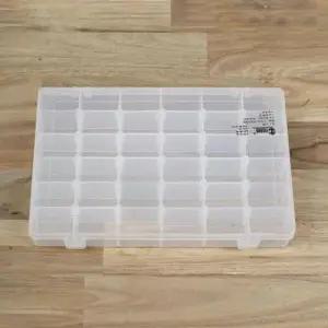 [생활] 반투명 플라스틱 수납 멀티박스 36칸 다용도보관함