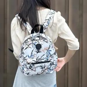 [신상오픈런]여성용 사랑스러운 나일론 패턴 경량 미니 백팩 (37000823)