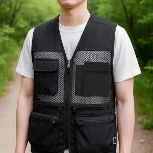 작업용조끼 초경량 낚시 조끼 XL 등산 레저 메쉬