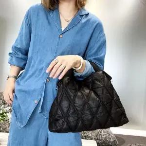 여성 여성핸드백 가방 손 크로스 패딩 블랙 토트 백 데일리 여성 여성토드백 손가방