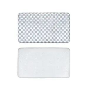 푹신하고 두꺼운 30T 양면 주방 발매트 75x44 체크