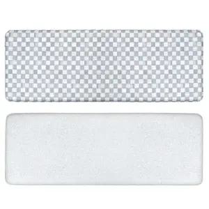 푹신하고 두꺼운 30T 양면 주방 발매트 120x44 체크