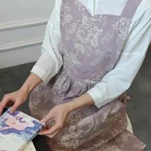 메르올린 핑크 주방 카페 어린이집 예쁜 방수 앞치마