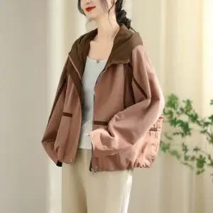 피로달 여자 롱 가을 야구 긴팔 트렌치코트 후드코트 잠바 코트 HO3