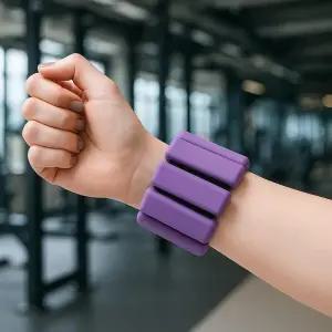 (퍼플) 2p세트(250g) 중량밴드 트레이닝 손발목 웨잇