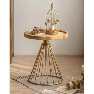 원형 테이블 엔틱 삼나무 C-1