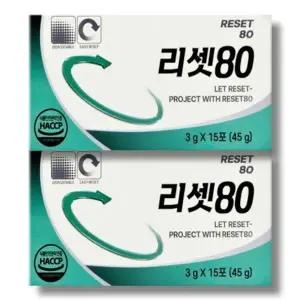 [건강나라] 리셋80 3g 15포 2박스