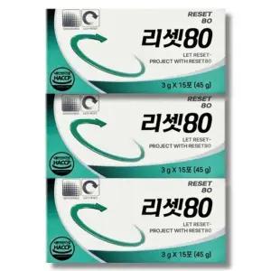[건강나라] 리셋80 3g 15포 3박스