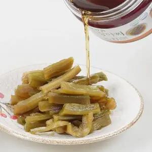 한식 간장 궁채 장아찌 350g 궁채절임 궁채나물 장아찌 상추대 장아찌 상추대나물 상추줄기 장아찌 밑반찬