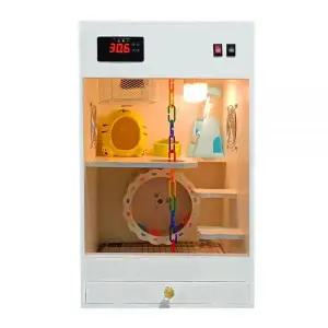 슈가글라이더 하늘다람쥐 사육장 하우스 온도조절 소동물 케이지 고양이 풀세트