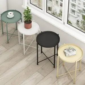 온더벨라 미니멀 티테이블 철제 사이드테이블