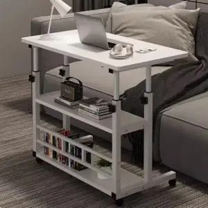 이동식 거실 침대-4기둥 높이조절 사이드테이블 쇼파