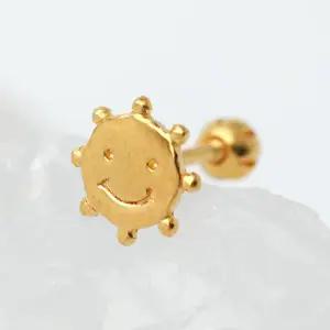 24K 순금 99.9% 오늘도 맑음 피어싱