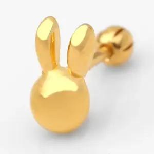 24K 순금 99.9% 볼륨 토끼 피어싱