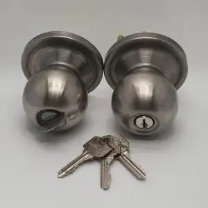 도어락 방화문용 도어래치 원형 문손잡이