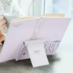 (옵션 포켓 다기능휴대용독서대(화이트))와이드 독서대 독서실독서대 미니휴대용독서대