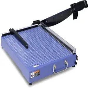 유나이티드 오피스 제품 T15 상용 단두대 종이 트리머 견고한 금속 베이스 15인치 컷 길이 15장 용량