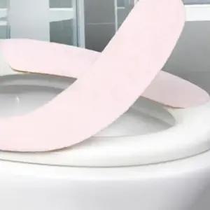 시트커버 변기 화장실 겨울 극세사 보온 탈부착 5개입