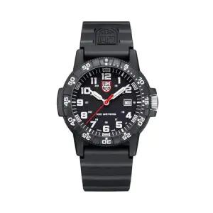 루미녹스 XS.0321.L 레더백 씨 터틀 자이언트 남성 러버 쿼츠 44mm