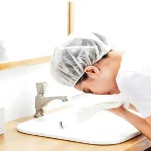 어른샤워캡 재사용 샤워 세안 머리캡