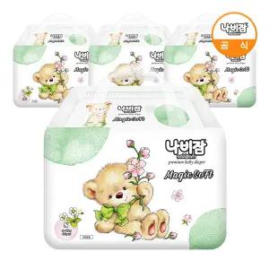 [온누리상품] [나비잠] 매직소프트 밴드 소형 44매x4팩