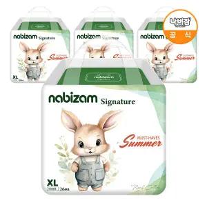 [온누리상품] [나비잠] 시그니처 팬티(썸머) 특대형 26매x4팩