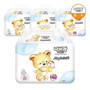 [온누리상품] [나비잠] 매직소프트 밴드 대형 36매x4팩