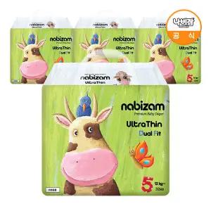 [온누리상품] [나비잠] 울트라씬 듀얼핏 밴드 특대형 32매x4팩