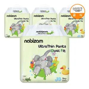 [온누리상품] [나비잠] 울트라씬 듀얼핏 팬티 점보형 22매x4팩