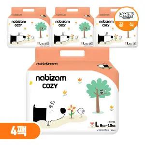 [온누리상품] [나비잠] 코지 팬티 대형 30매x4팩