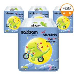 [온누리상품] [나비잠] 울트라씬 듀얼핏 팬티(썸머) 키즈형 20매x4팩