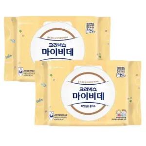 크리넥스 마이비데 키즈 40매 2팩 유치원 어린이집 배변훈련 물에녹는 비데티슈