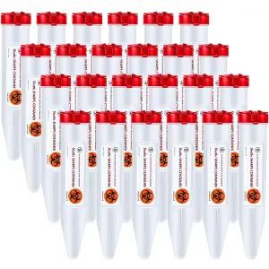 Fabbay 24pcs 여행용 샤프 용기 운반용 메커니즘 운반 잠금 일회용 처리 소형 바늘 65 인치 138