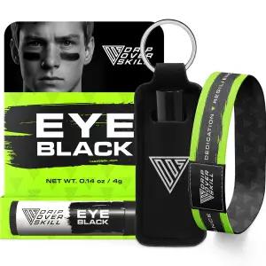 천연 성분으로 만든 블랙 바이 드립 오버 스킬 스틱 캐리 클립 밴드 피부에 안전한 스포츠 페이스 페인트