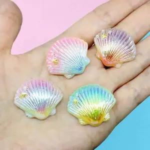 오로라 컬러 조개 장식 수조 어항 꾸미기 구피 GWM