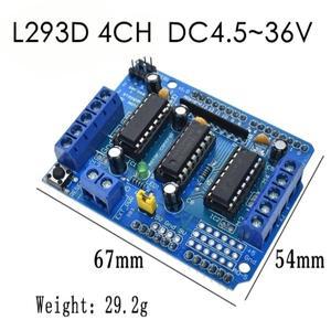 L293D 스테퍼 전동 드라이버 보드 제어 실드 모듈 Arduino Mega2560 4 채널 UNO R3 용 확장