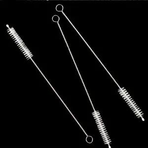 [골드스마일]휘어지는 빨대 세척솔 스테인레스 젖병솔 23cm 젖병세정솔 젖병용솔