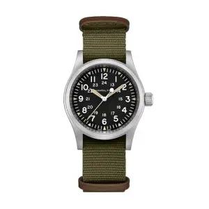 H69439931 카키 필드 매커니컬 38mm 남성 시계