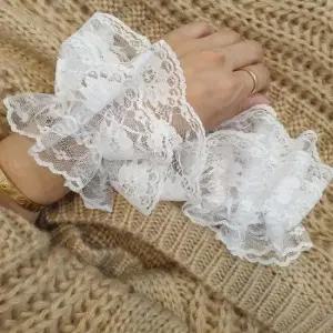 커프스 페이크 손목 레이스 레이어드