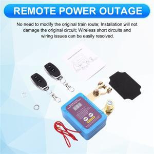 X39A-범용 자동차 원격 제어 시스 스위치 12V 배터리 차단기 키트 스마트 누출 방지 기능