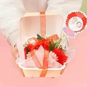 카네이션 깔끔 도시락 만들기