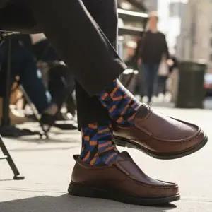 남자 데일리 출근룩 세미정장 로퍼 슈즈