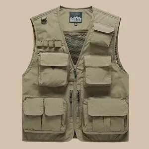 멀티 QA34AL62 포켓 조끼 낚시 등산 아웃도어 베스트 DD-12310