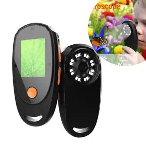 호환  전자 제품 수리 동전 보석 시계 부품용 8LED 조명 및 돋보기가 포함된 1080P 500X 디지털 휴대용 비