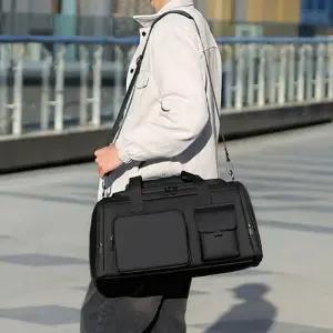 남성 대용량 크로스백 멀티 신발수납 메신저백