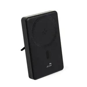 액센 맥세이프 보조배터리 거치형 고속보조배터리 BM113 블랙 10000mAh (1개입)