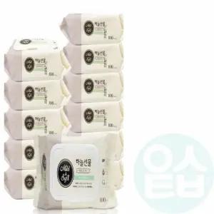 위아리턴 캡형 물티슈 100매 12개 병원물티슈 물휴지