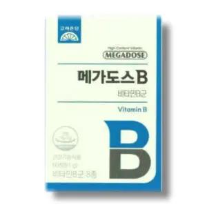 [셀러허브][건강식품] 고려은단 메가도스B 비타민B군 60정 1박스 (S31804049)