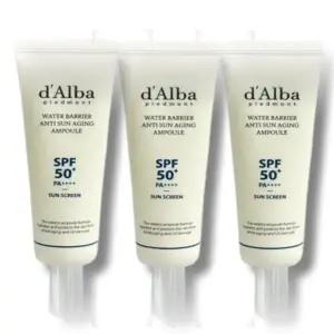 [셀러허브][뷰티나라] 달바 워터 베리어 안티 선 에이징 썬 앰플 50ml 3개입 (S33378420)